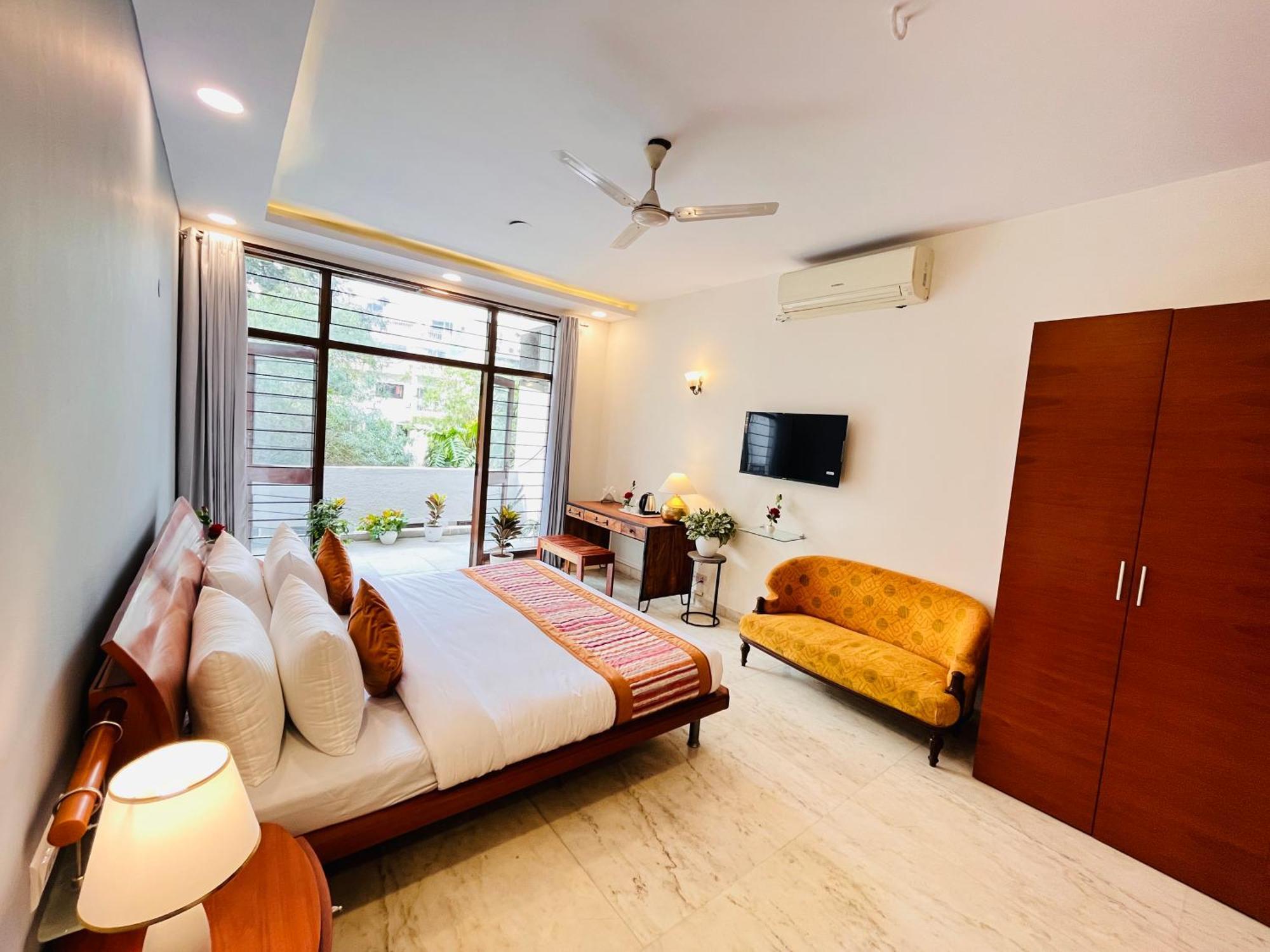 Hotel Grove Residency Hauz Khas New Delhi Couple Friendly Zewnętrze zdjęcie