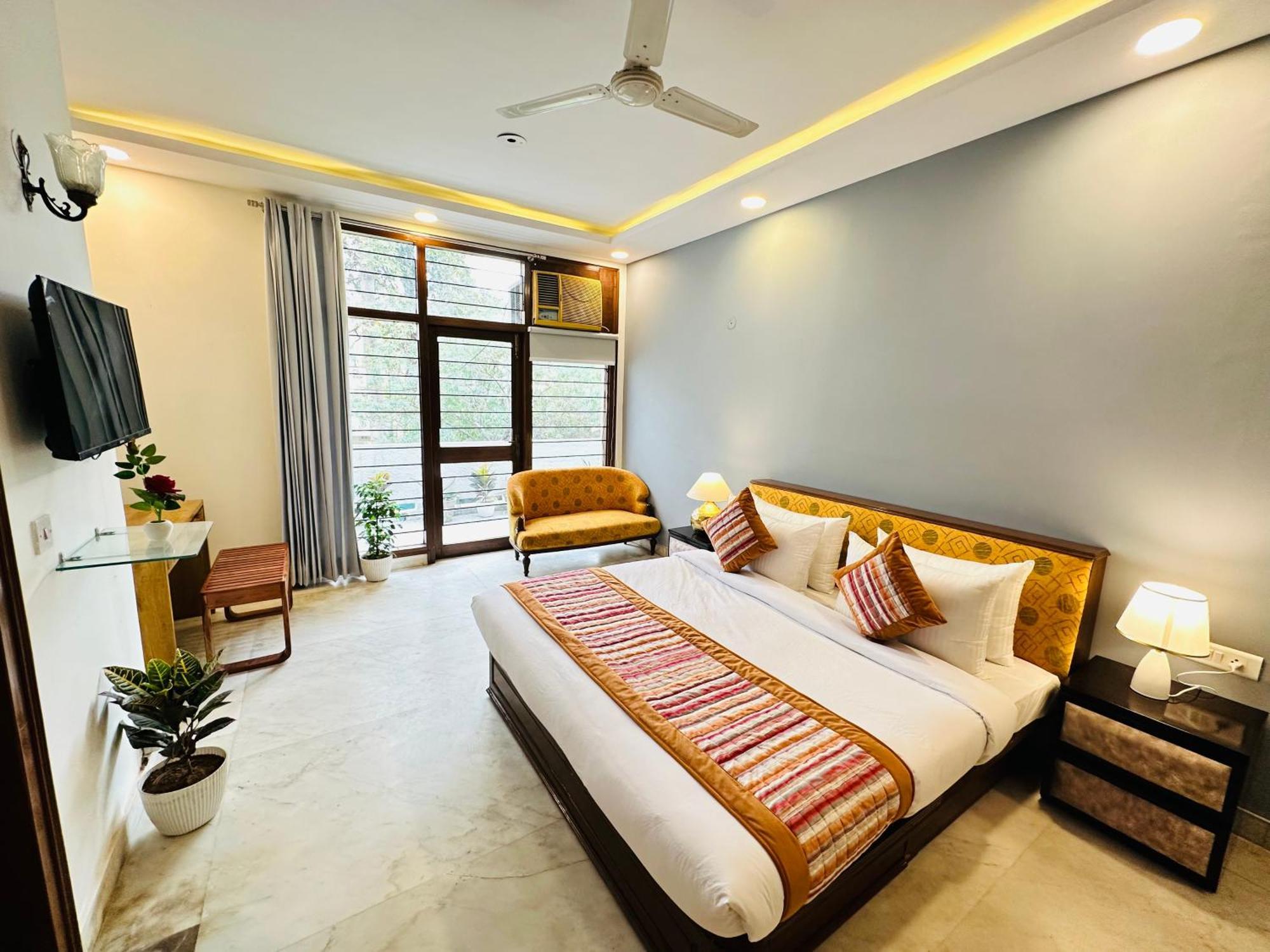 Hotel Grove Residency Hauz Khas New Delhi Couple Friendly Zewnętrze zdjęcie