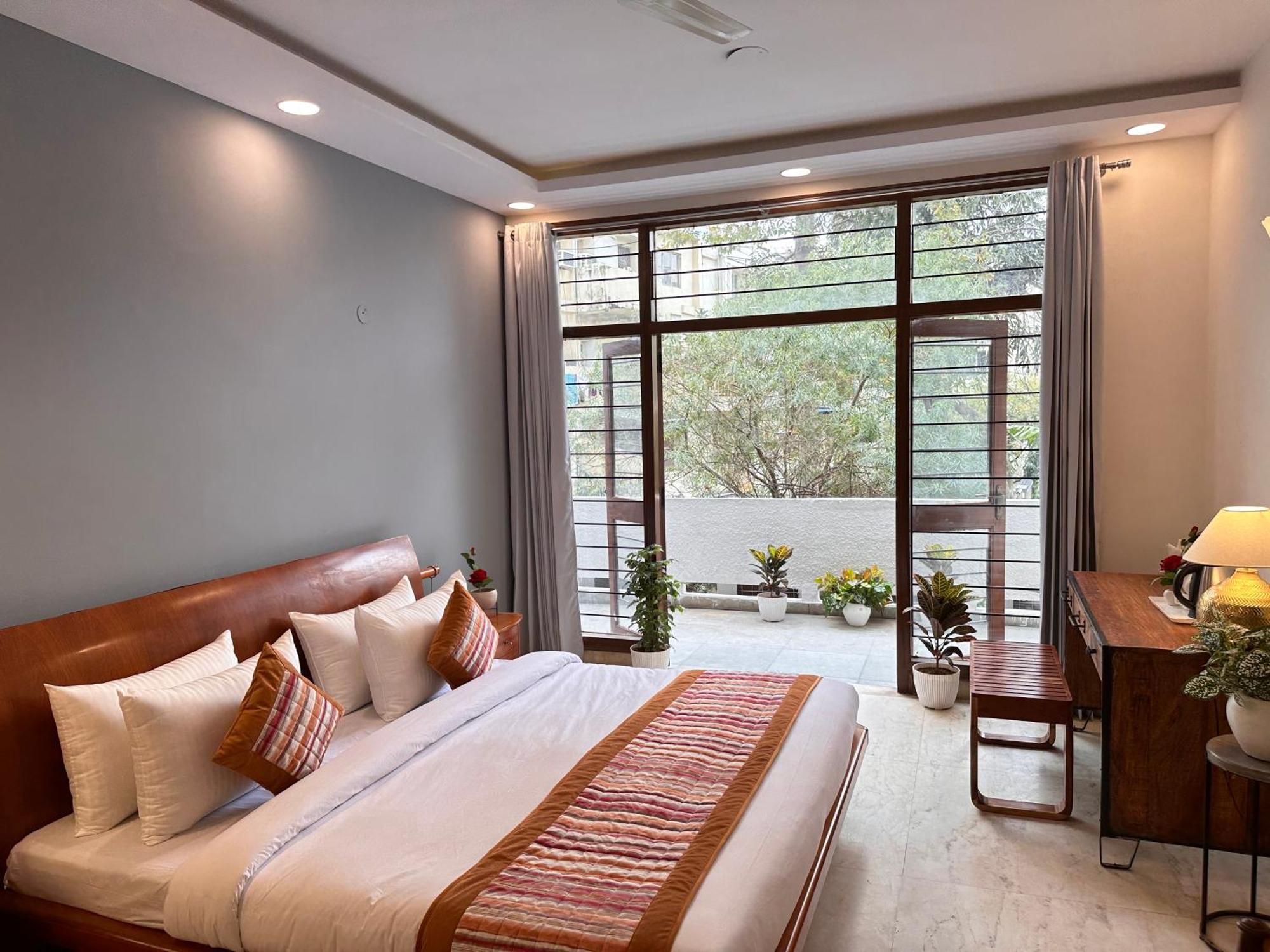 Hotel Grove Residency Hauz Khas New Delhi Couple Friendly Zewnętrze zdjęcie
