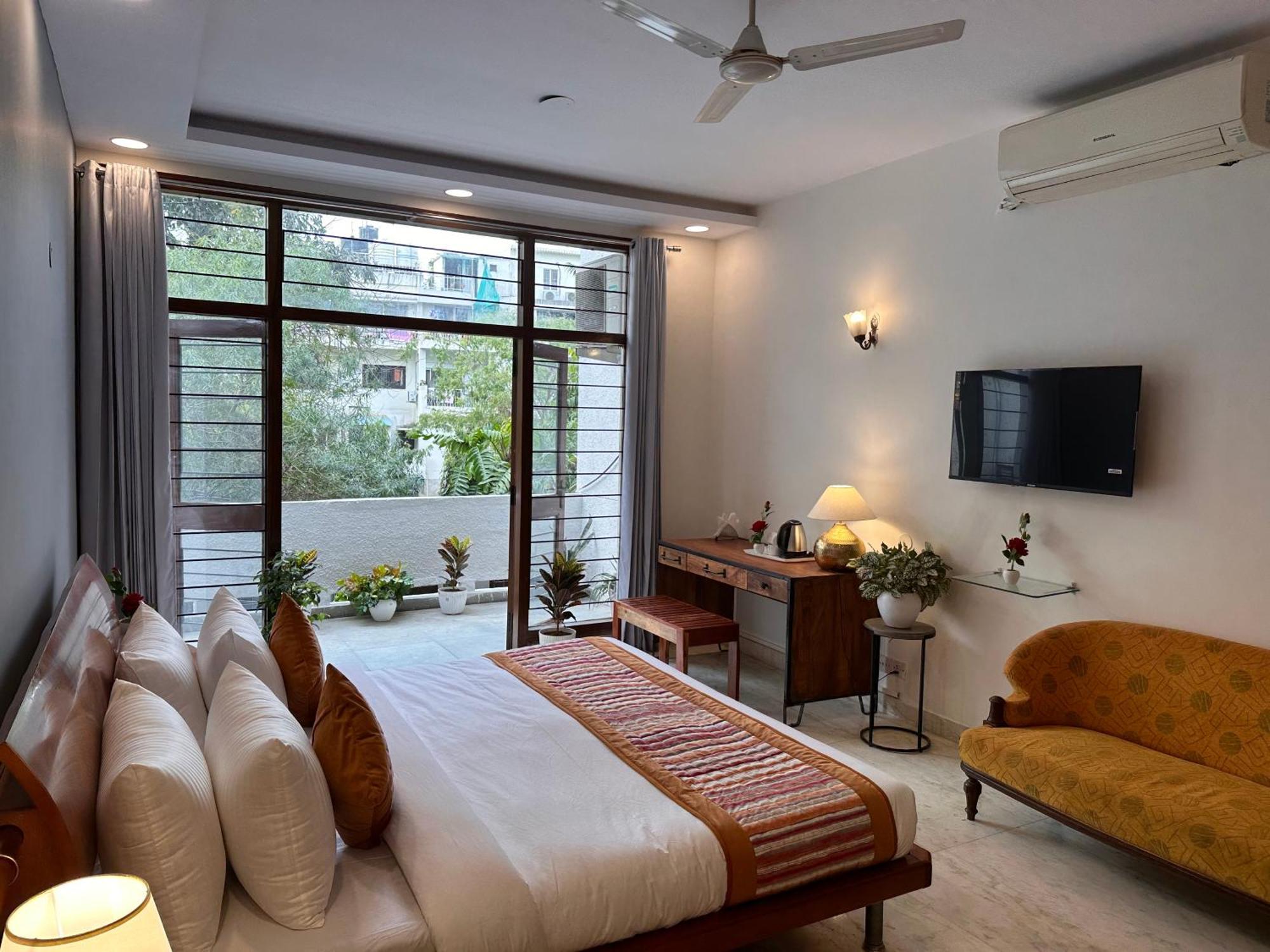 Hotel Grove Residency Hauz Khas New Delhi Couple Friendly Zewnętrze zdjęcie