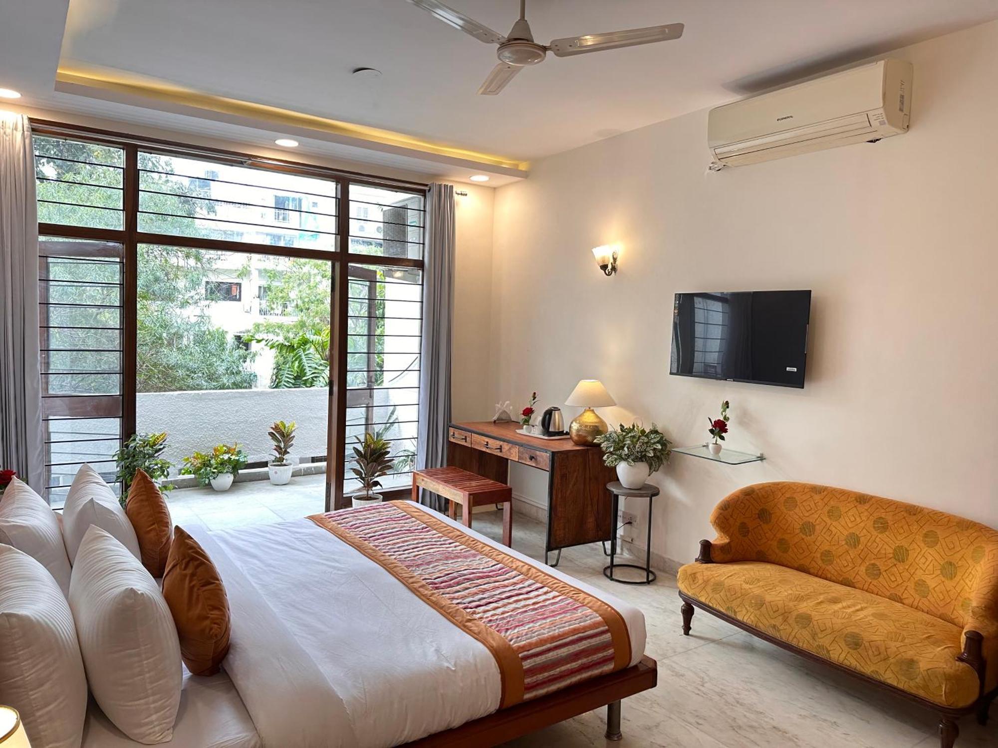 Hotel Grove Residency Hauz Khas New Delhi Couple Friendly Zewnętrze zdjęcie